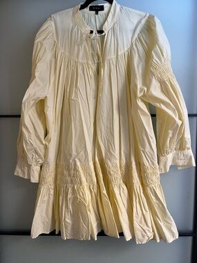 En Saison Butter Yellow Midi Dress